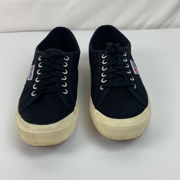 Superga Mens Sneakers Black Size 8.5 - Picture 3 of 16